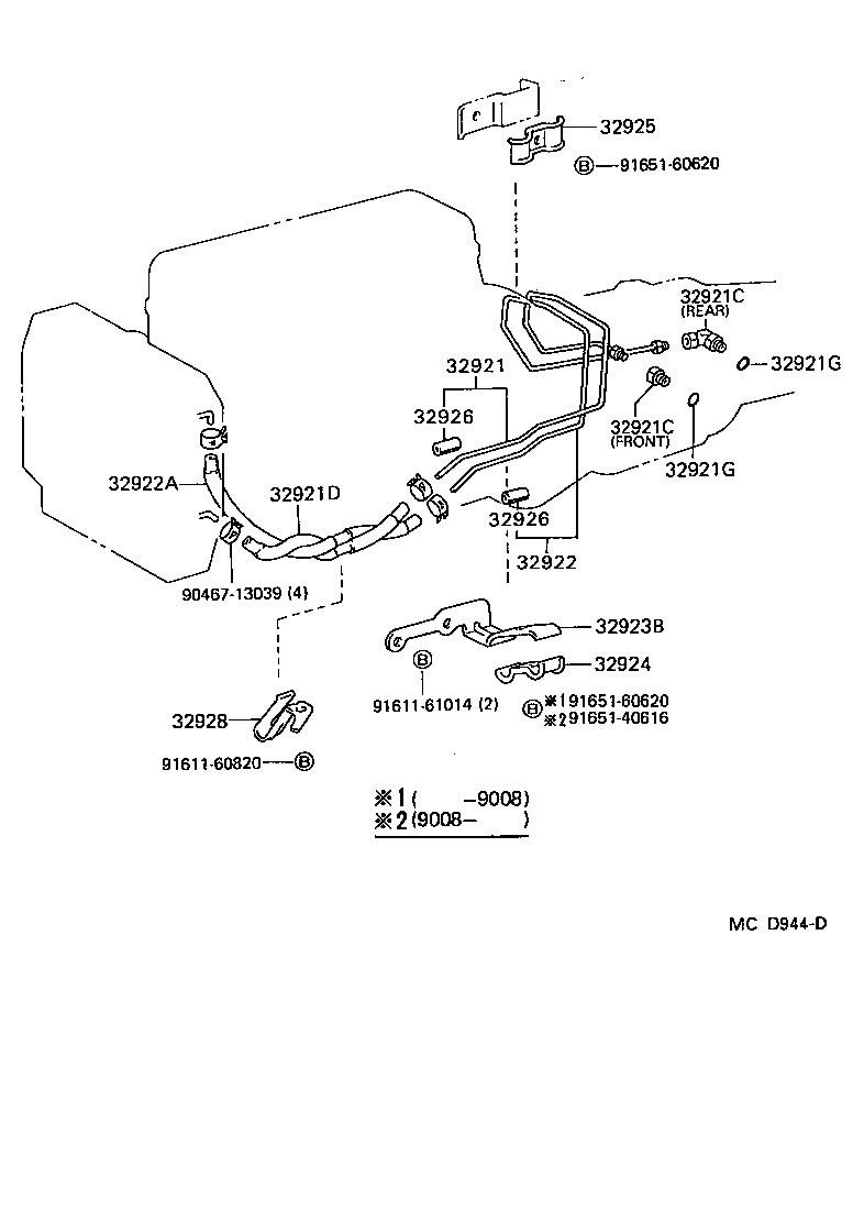 32921-27060 TUBE, OIL COOLER INLET, NO.1 product image