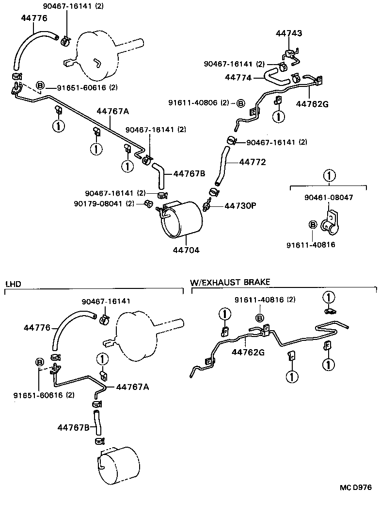 44610-36210 BOOSTER ASSY, BRAKE product image
