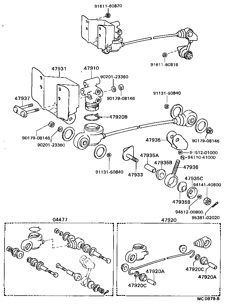 47311-36340 TUBE, FRONT BRAKE, NO.1 product image