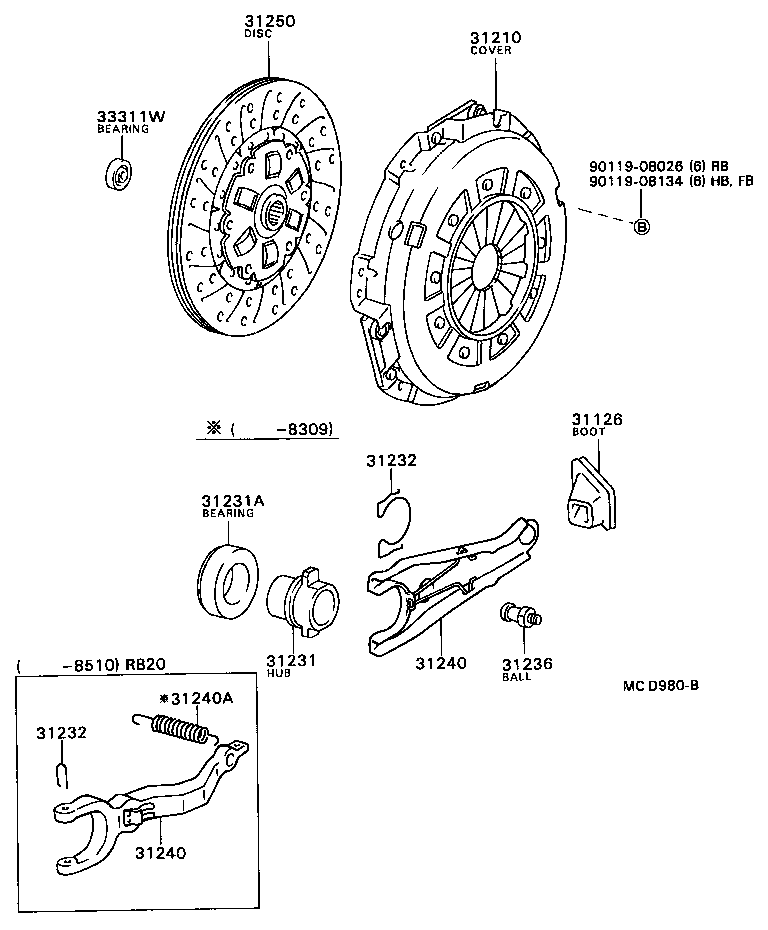 31250-36330 DISC ASSY, CLUTCH product image