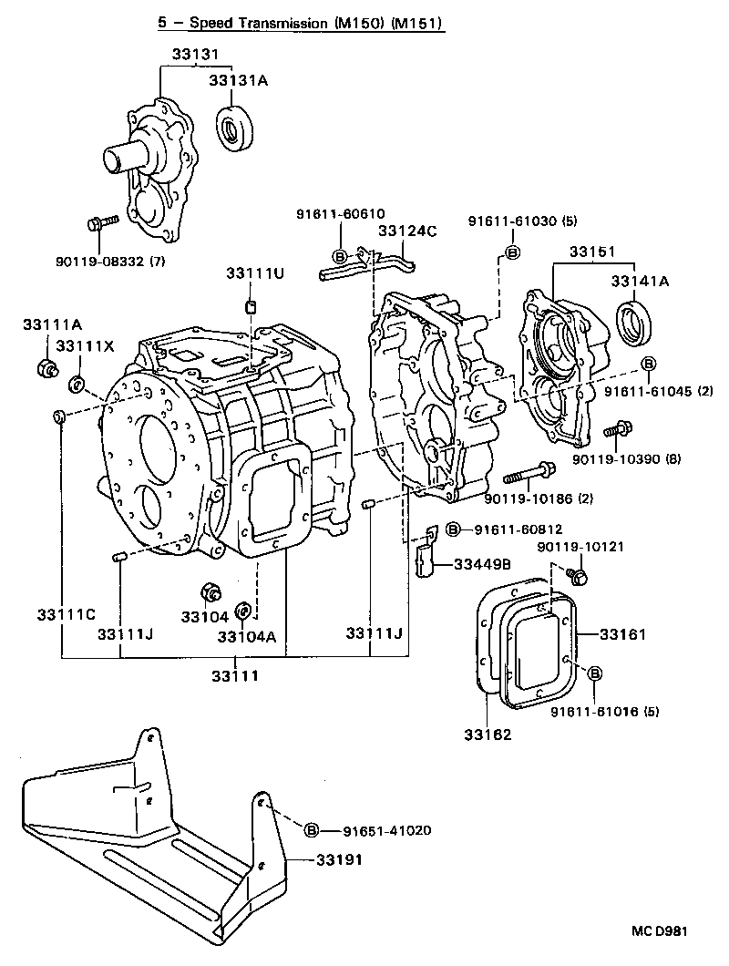 31111-36230 HOUSING, CLUTCH product image