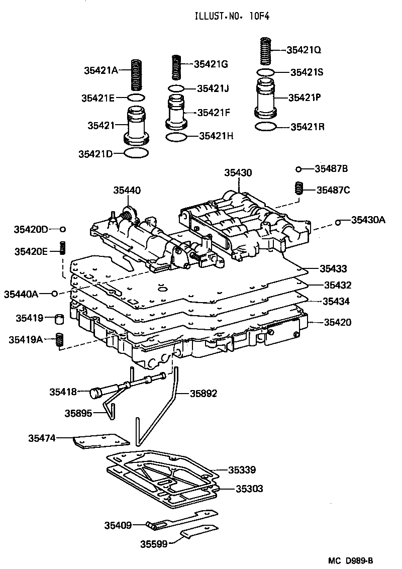 35430-27040 BODY ASSY, REAR UPPER VALVE product image