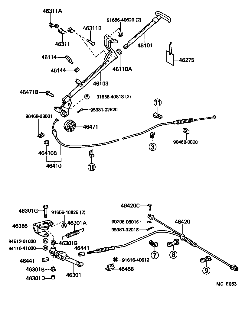 46356-26050 BRACKET, EQUALIZER SUPPORT product image