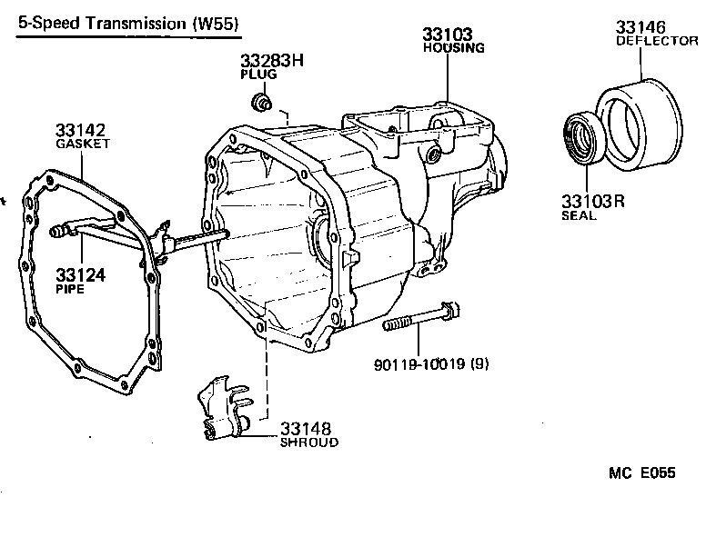 33124-35050 RECEIVER, CASE COVER OIL(MTM) product image