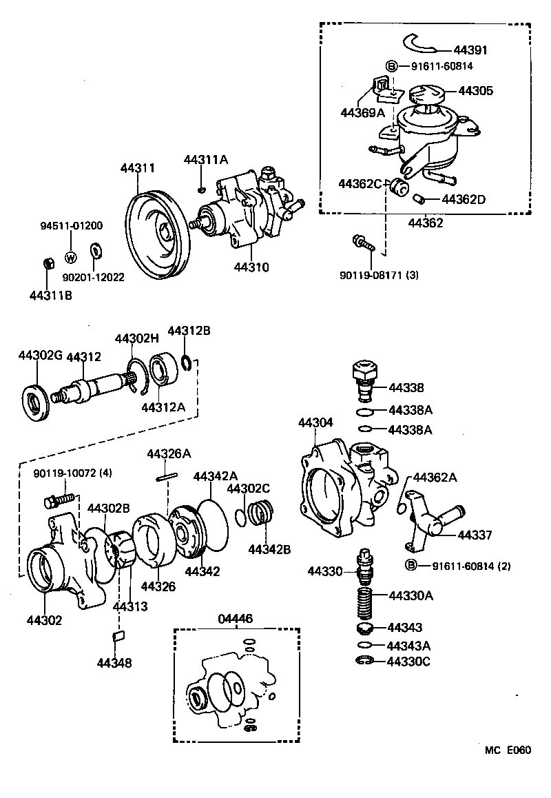 44320-26040 PUMP ASSY, VANE product image