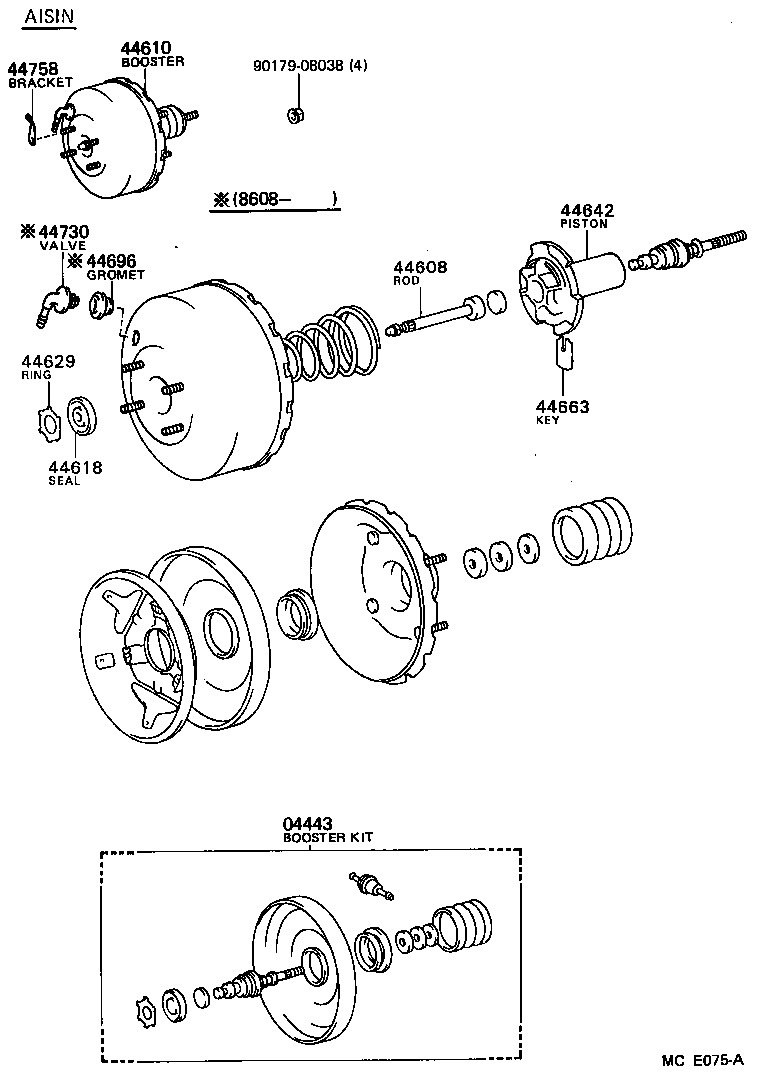 Toyota 44772-17080 HOSE, CHECK VALVE TO CONNECTOR TUBE