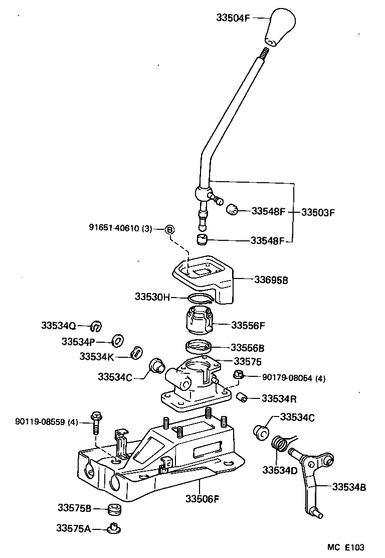 33502-10100 PLATE SUB-ASSY, SHIFT LEVER product image