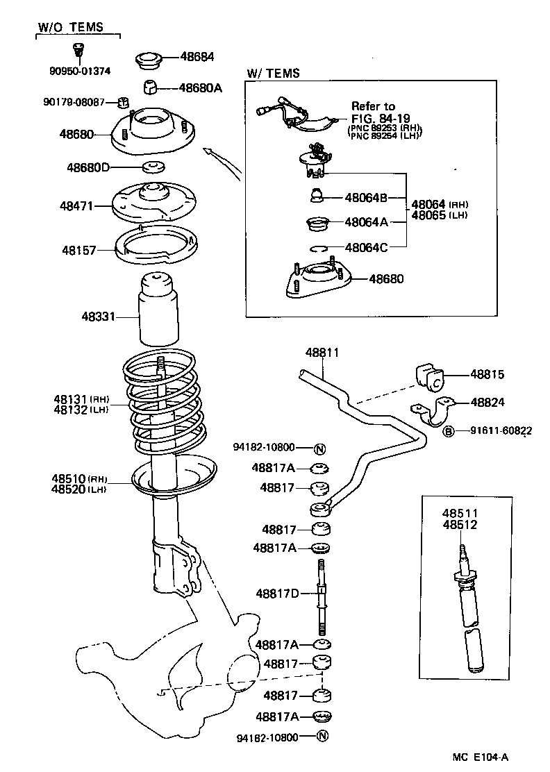 48131-10380 SPRING, FRONT COIL, RH product image