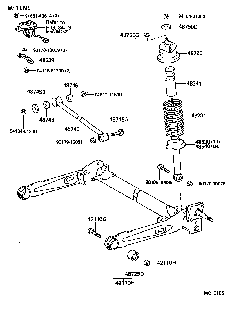 48231-10150 SPRING, COIL, REAR product image