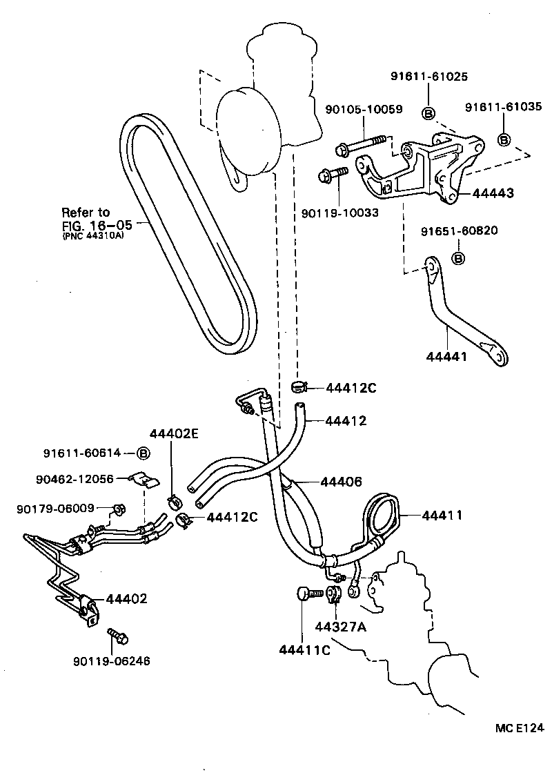 44402-24030 COOLER SUB-ASSY, POWER STEERING OIL, NO.1 product image