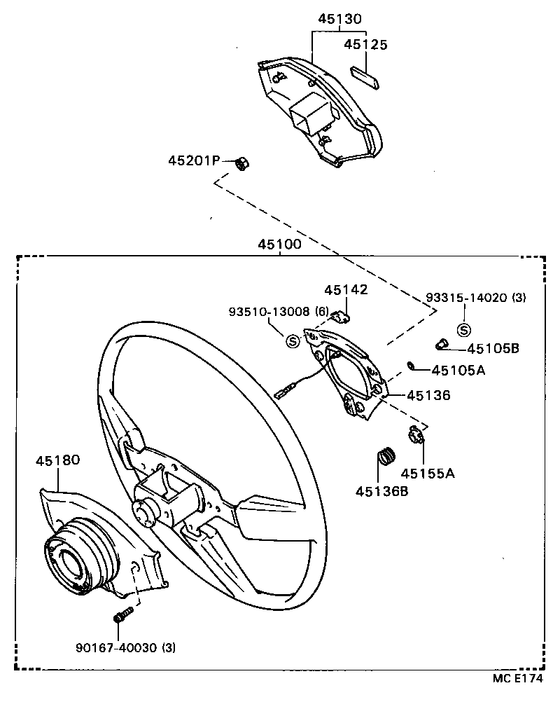45105-32010 PLATE SUB-ASSY, HORN BUTTON CONTACT, NO.1 product image