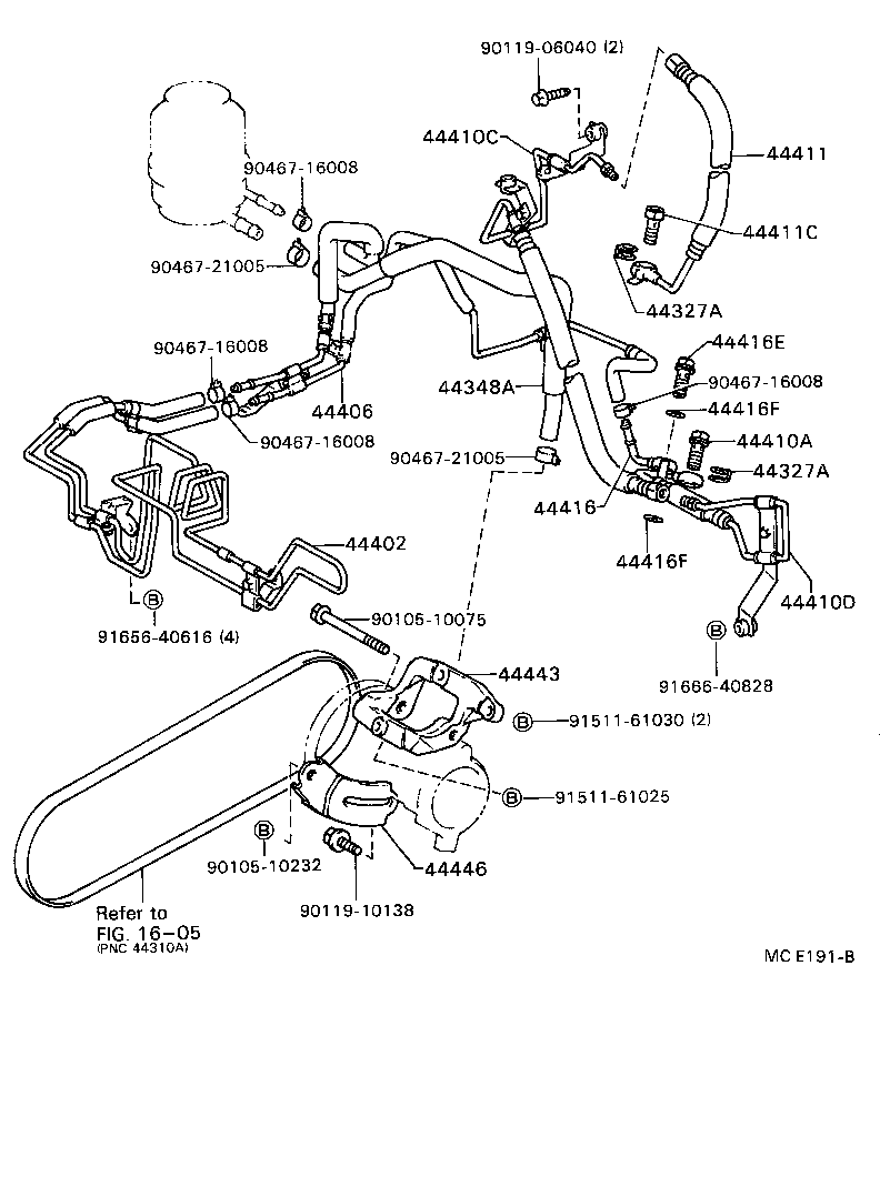 44327-12020 GASKET, PRESSURE PORT, NO.1 product image