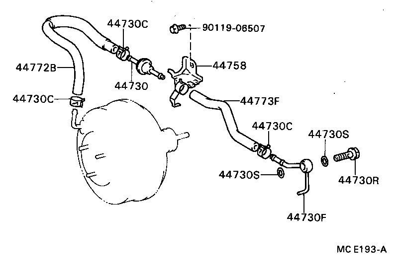 44610-32311 BOOSTER ASSY, BRAKE product image