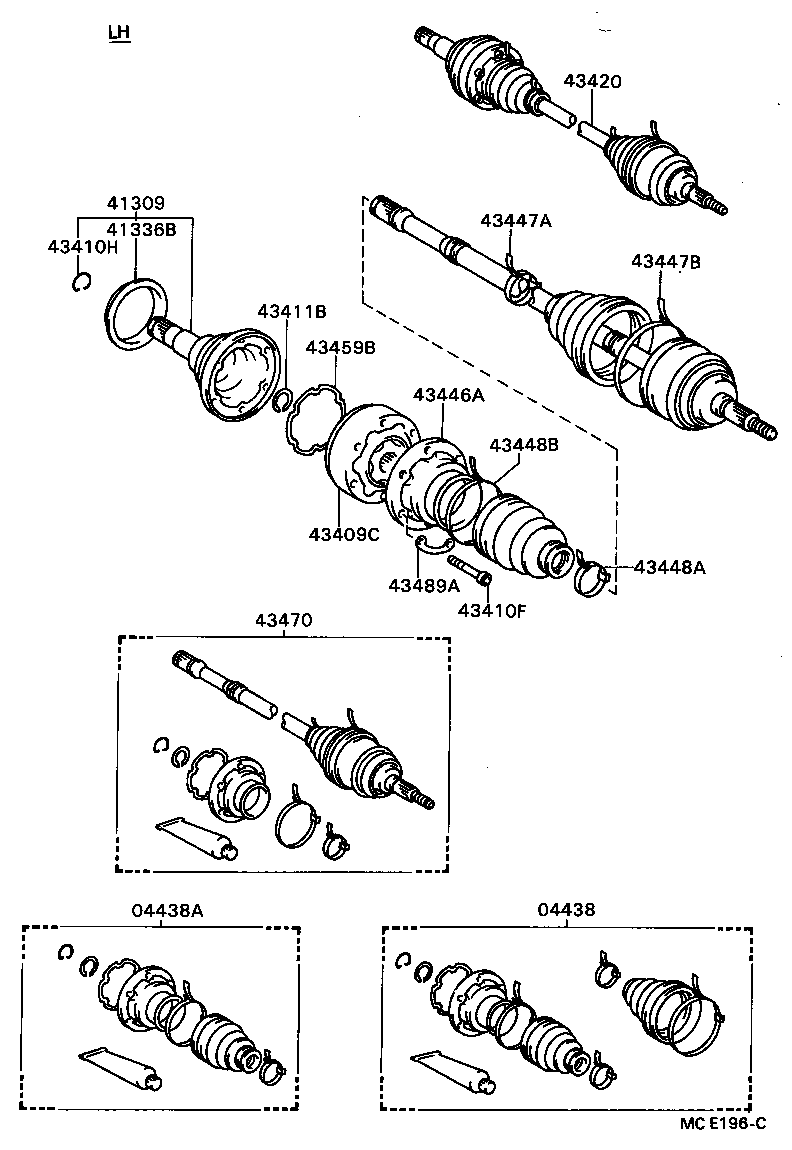43457-32060 BRACKET, DRIVE SHAFT BEARING product image