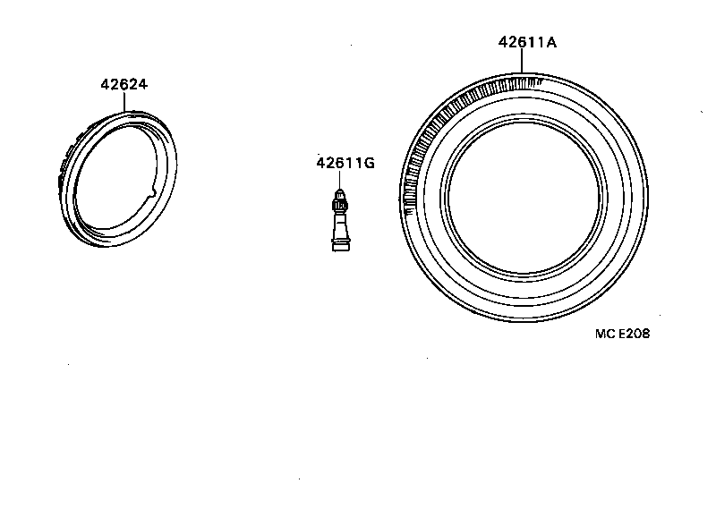 42602-20060 CAP, WHEEL product image
