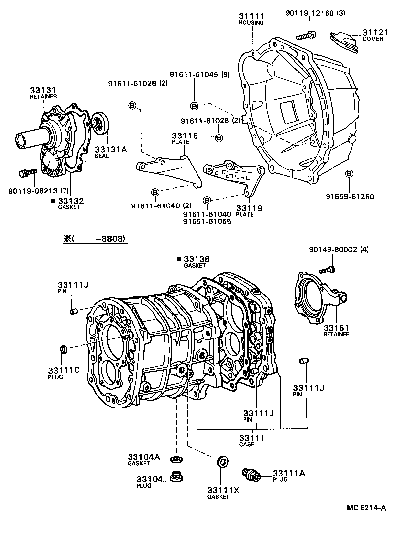 31111-30190 HOUSING, CLUTCH product image