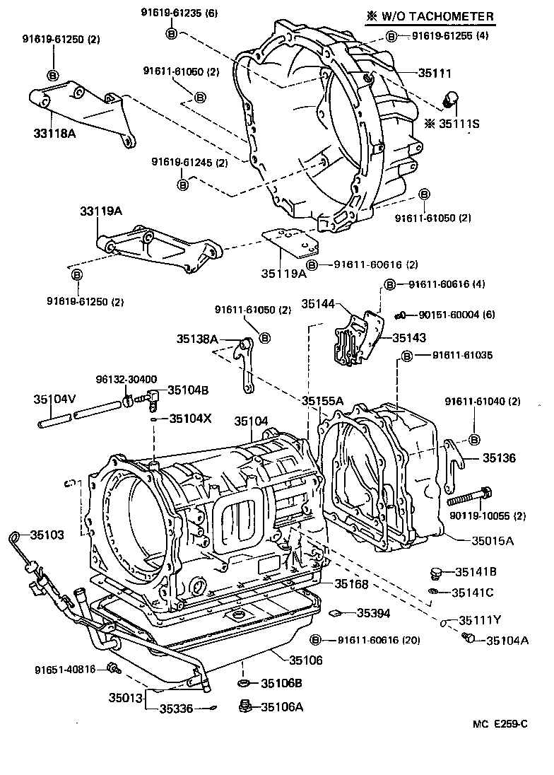 35106-60013 PAN SUB-ASSY, AUTOMATIC TRANSMISSION OIL product image
