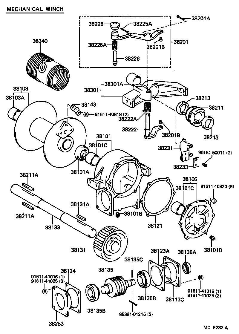 38351-60040 BASE, WINCH product image