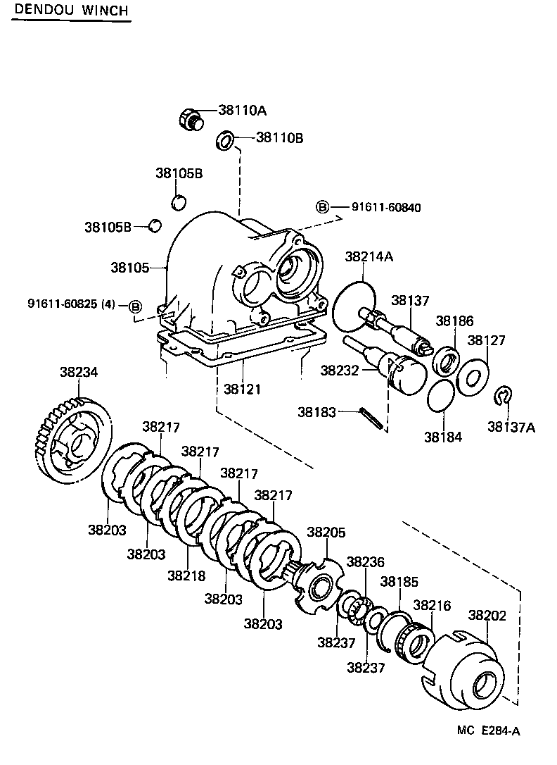 38110-60160 WINCH ASSY product image
