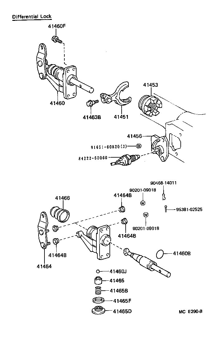 41101-60051 CARRIER SUB-ASSY, DIFFERENTIAL, REAR product image