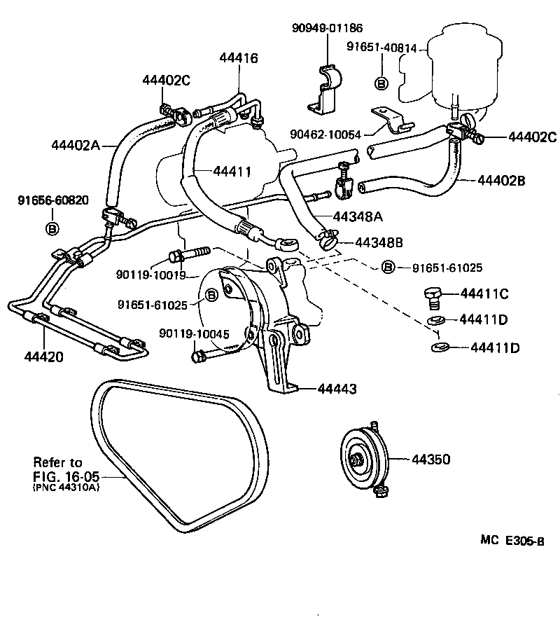 44410-60170 TUBE ASSY, PRESSURE FEED product image