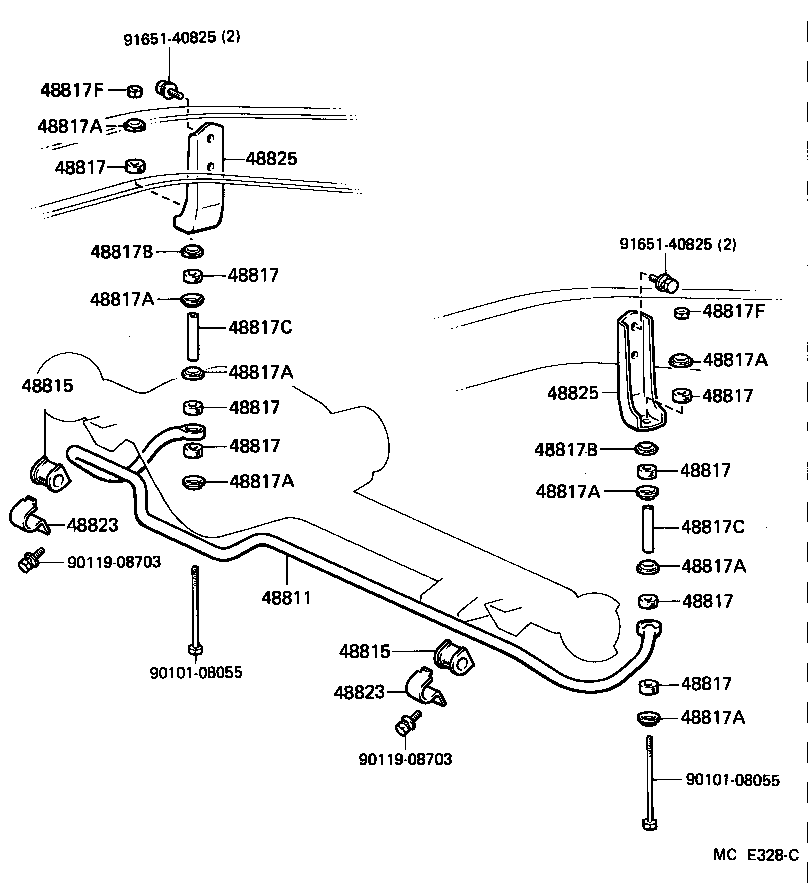 Toyota 48112-60410 LEAF, FRONT SPRING, NO.2