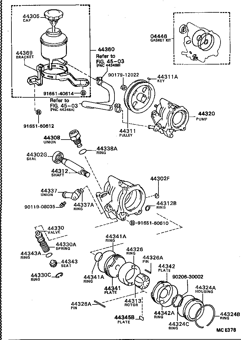 44320-12122 PUMP ASSY, VANE product image