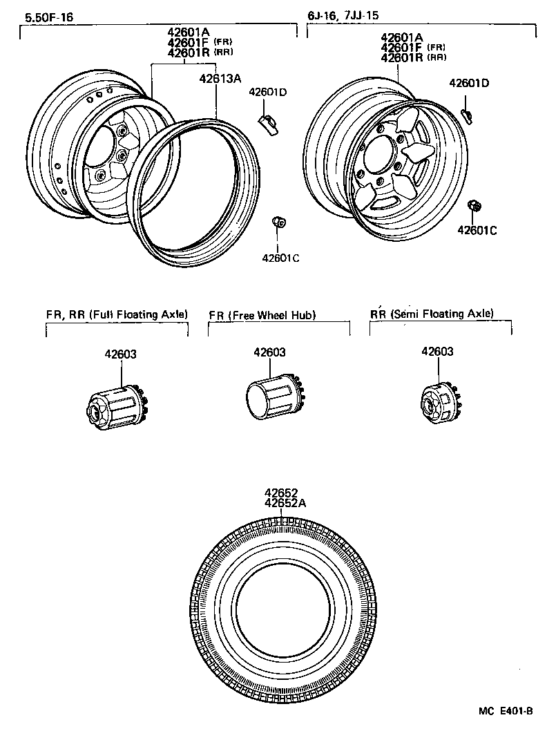 42605-60732 TIRE product image