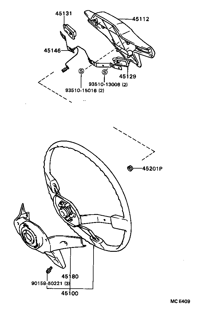 45146-20161 SPRING, HORN BUTTON CONTACT product image