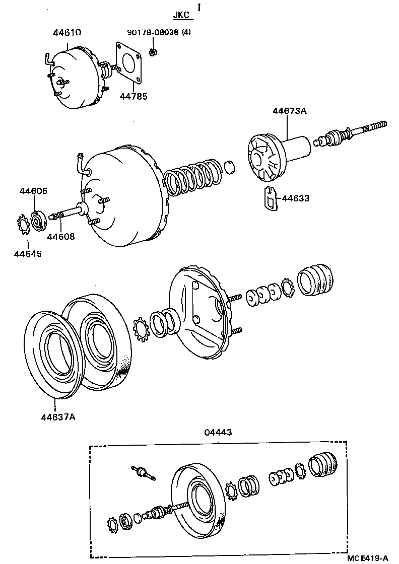 44758-20160 BRACKET, VACUUM CHECK VALVE product image