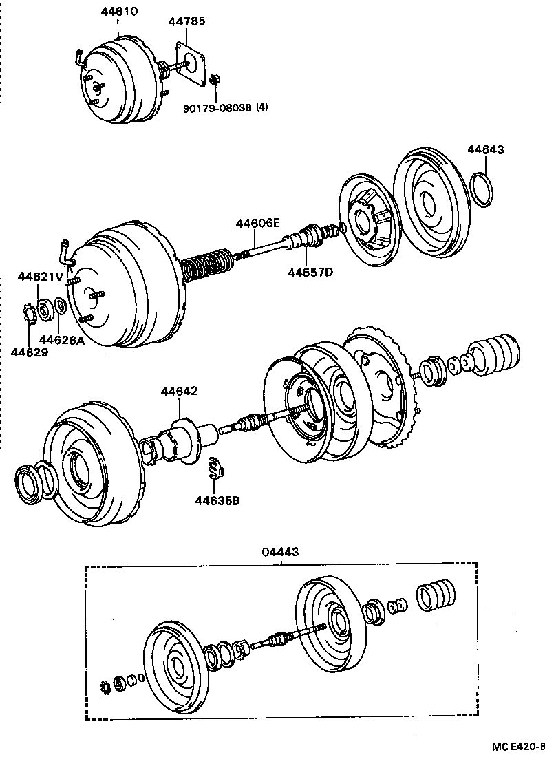 44758-20160 BRACKET, VACUUM CHECK VALVE product image