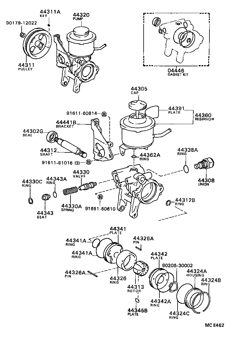44320-12122 PUMP ASSY, VANE product image
