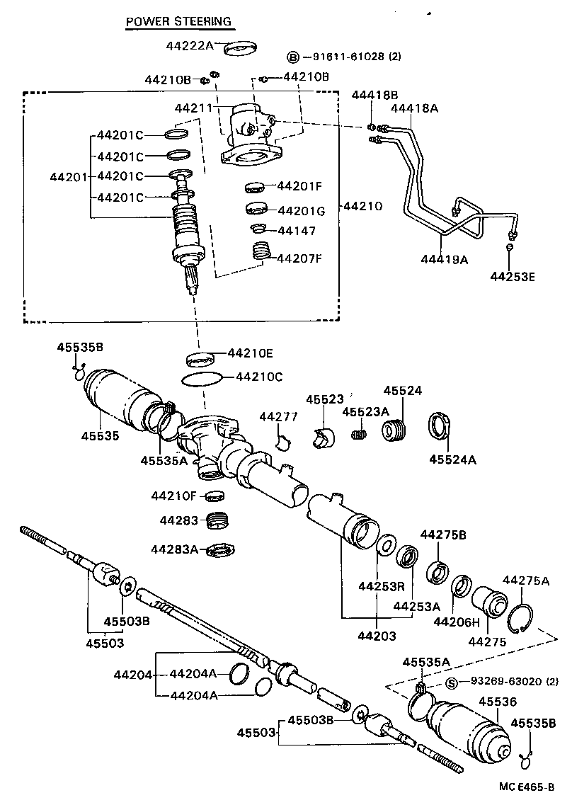 44211-20100 HOUSING, CONTROL VALVE product image