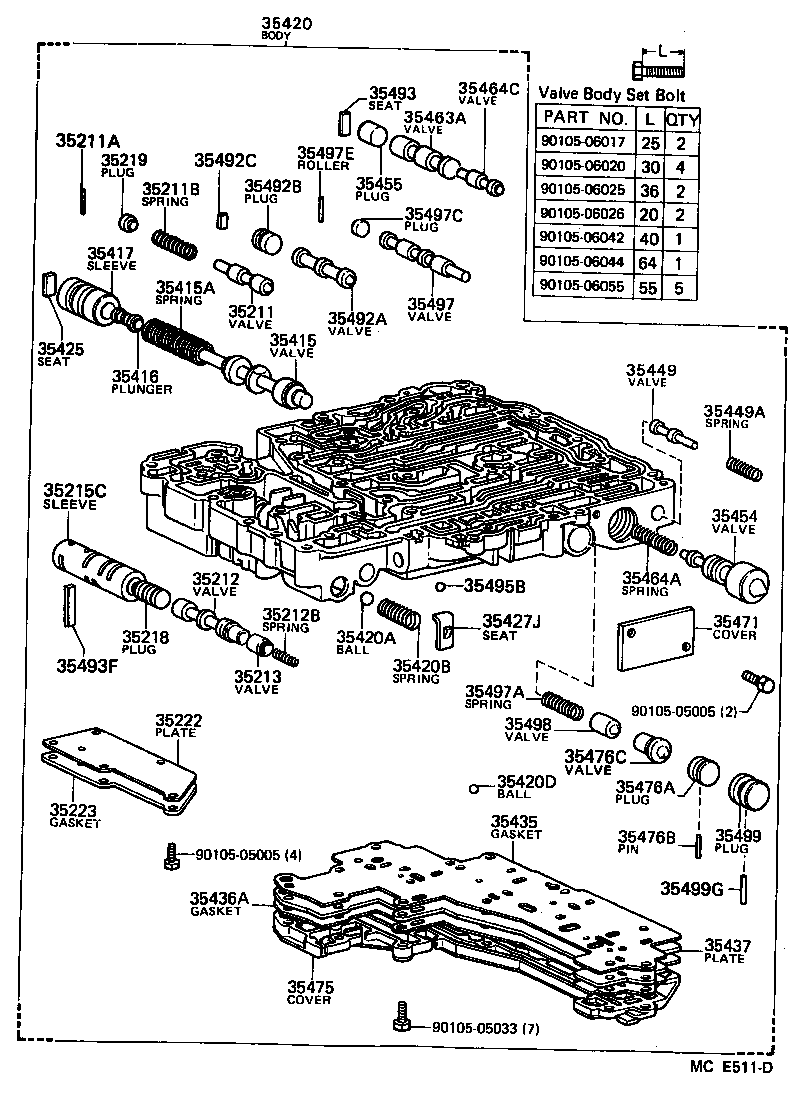 90501-22091 SPRING, COMPRESSION (FOR B-0 ACCUMULATOR PISTON) product image