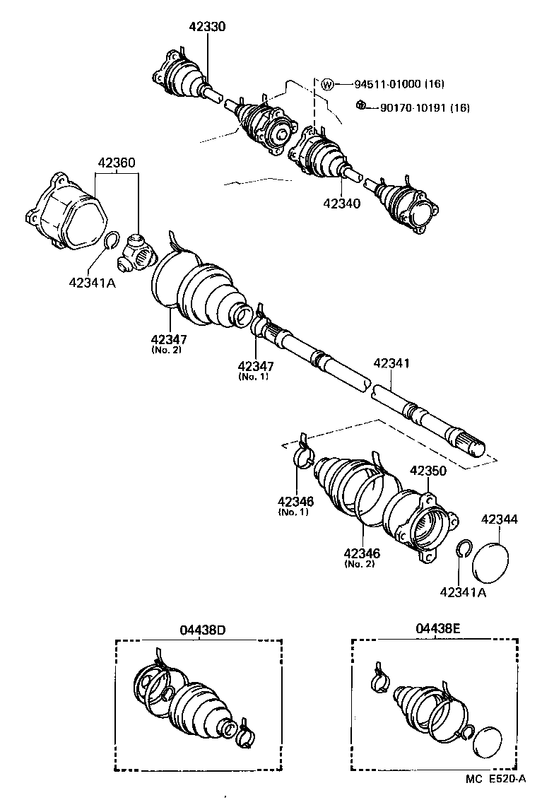 42303-30030 FLANGE SUB-ASSY, REAR AXLE product image