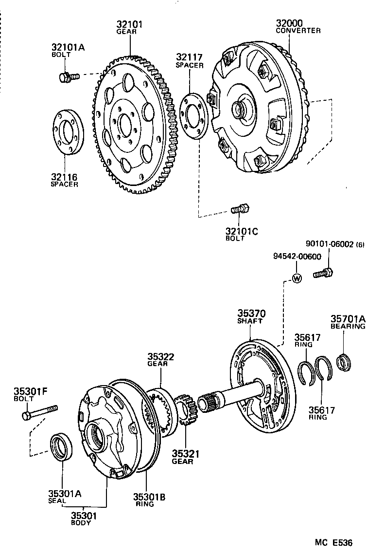 32000-30190 CONVERTER ASSY, TORQUE product image