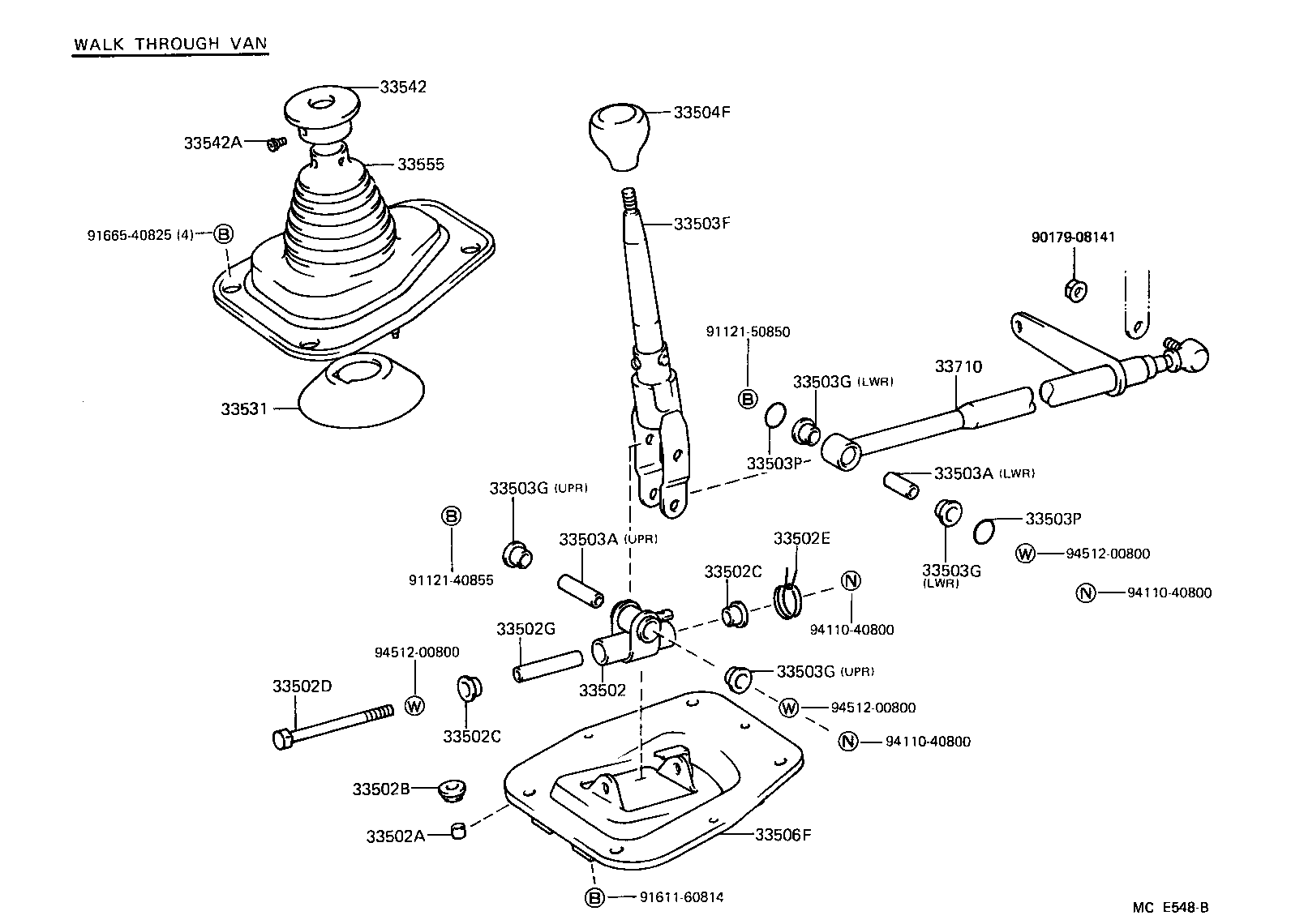 33820-25010 CABLE ASSY, TRANSMISSION CONTROL product image