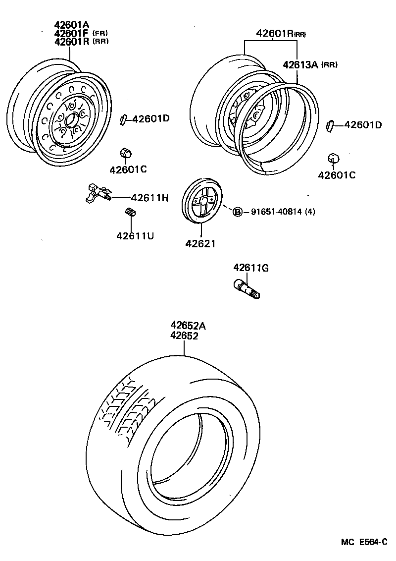 42652-25050 TIRE product image