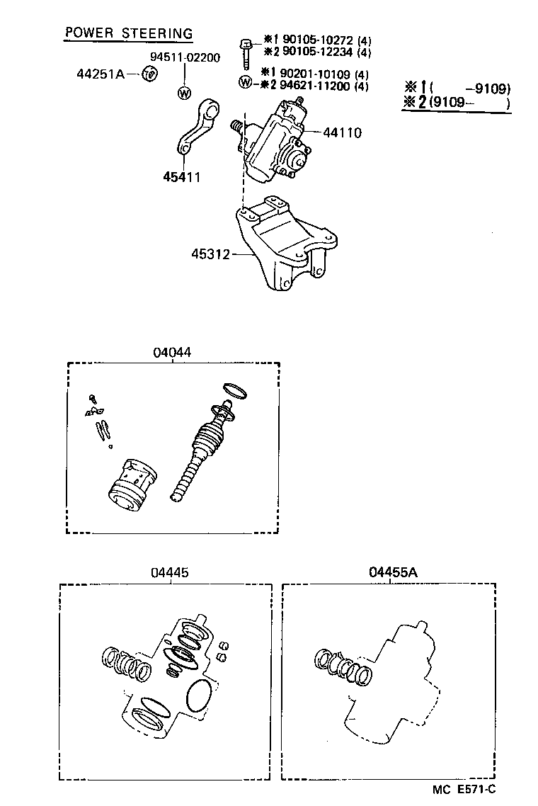 44105-25010 HOUSING SUB-ASSY, VALVE product image