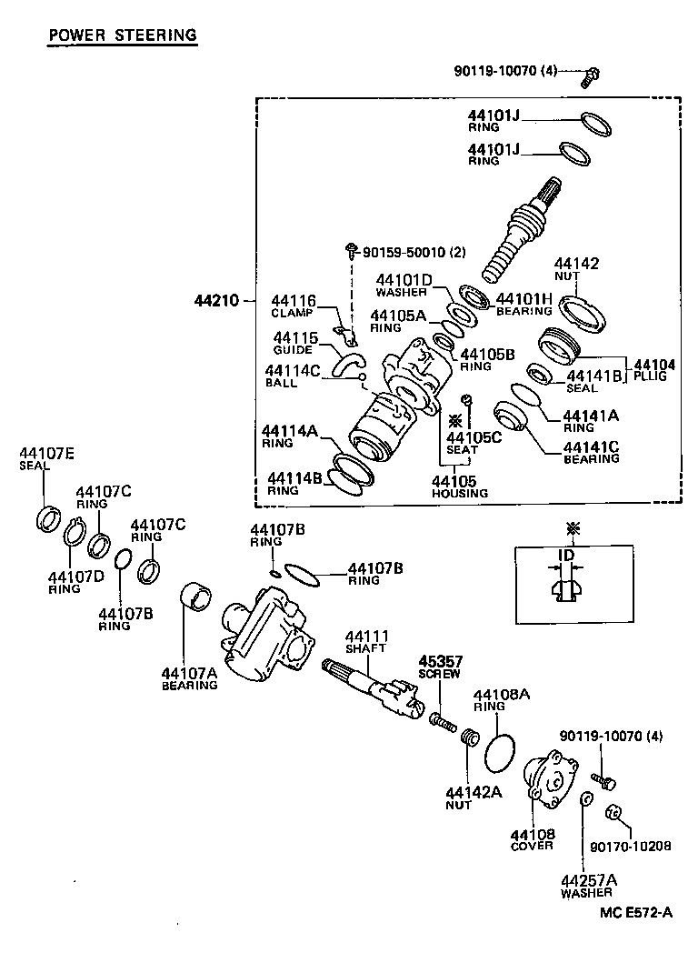 44105-25010 HOUSING SUB-ASSY, VALVE product image