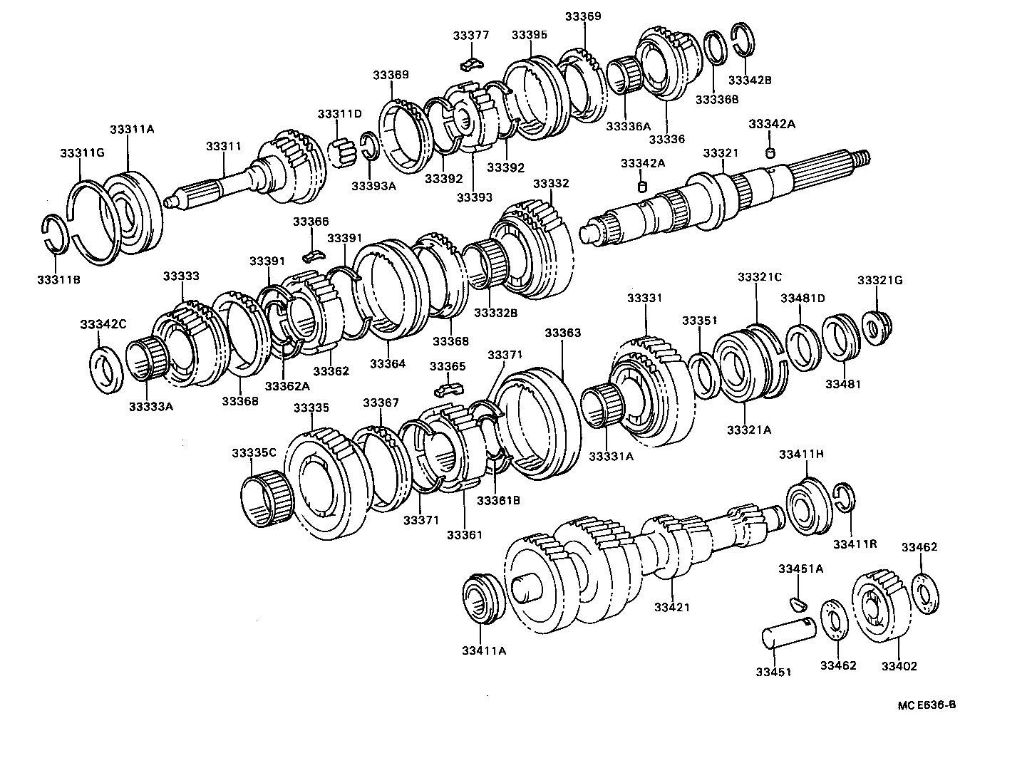 33421-36110 GEAR, COUNTER product image