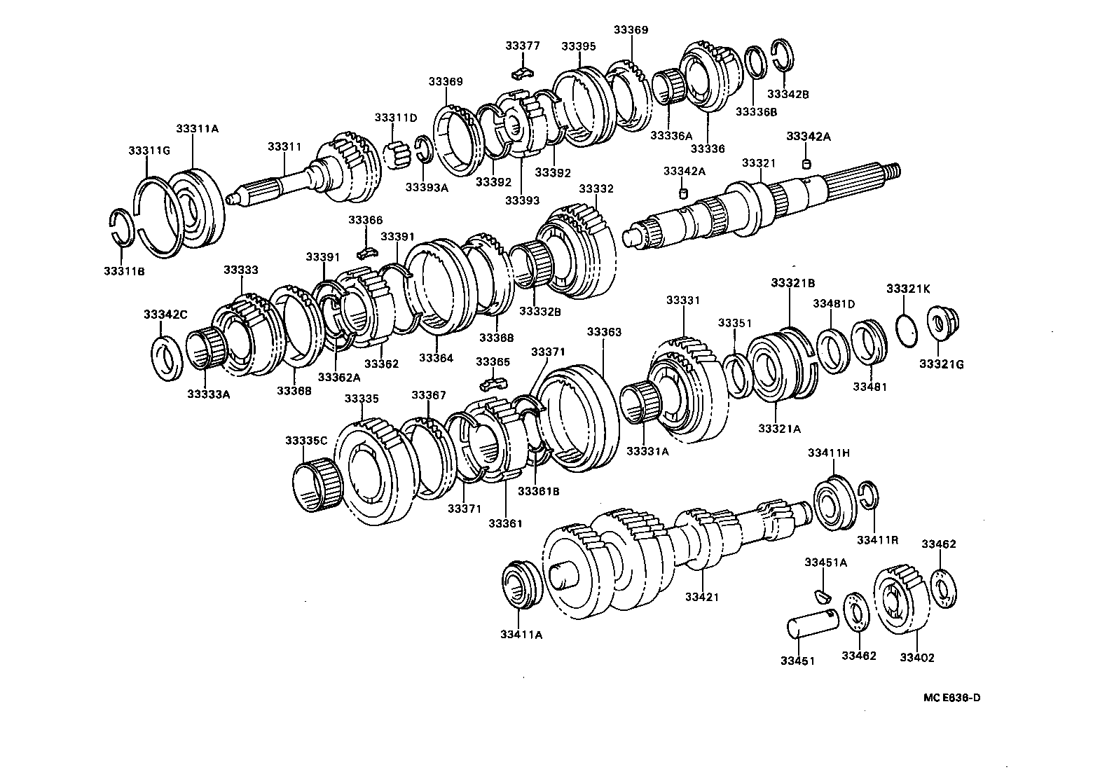 33031-36030 GEAR, REVERSE product image