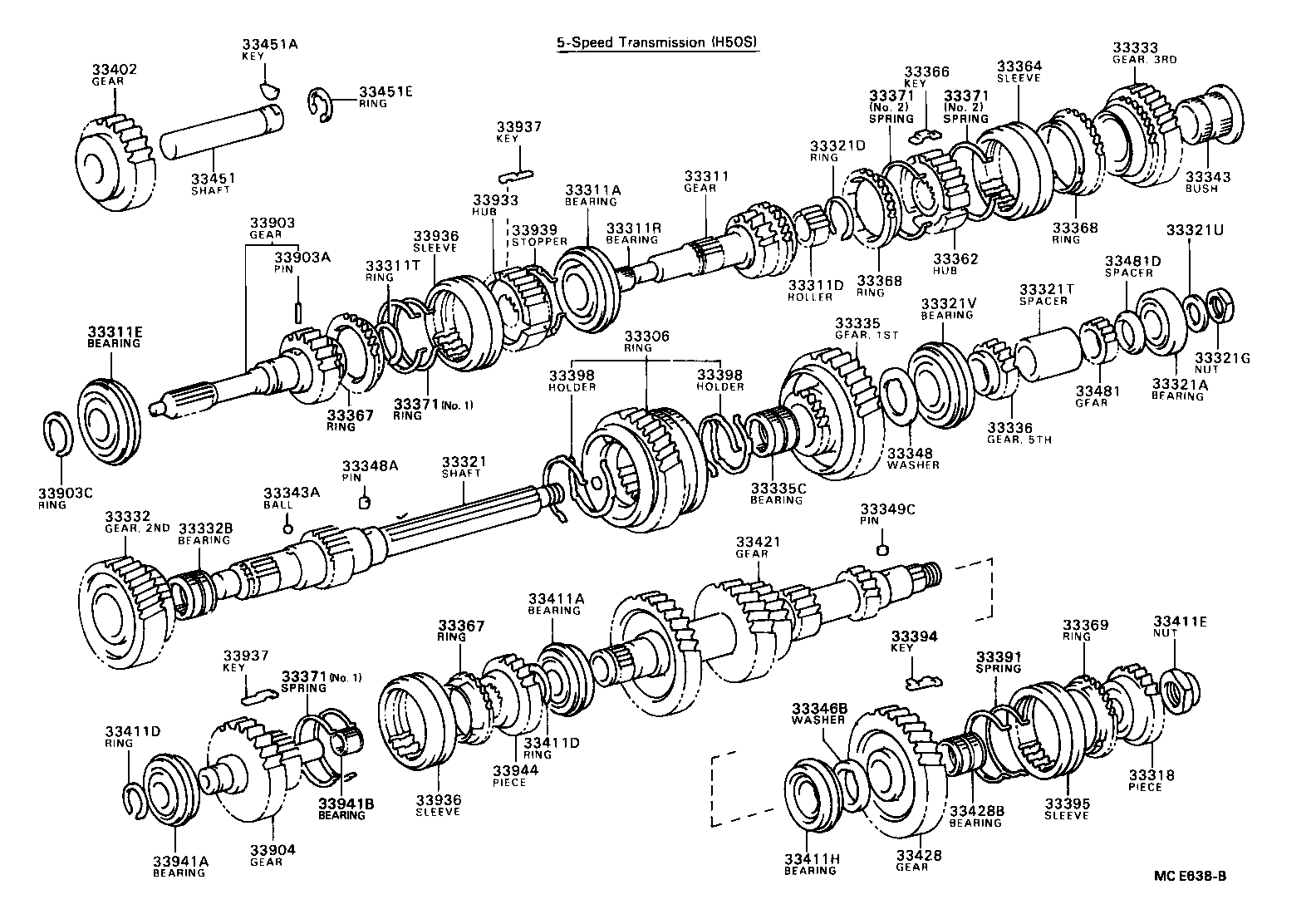 33301-36150 SHAFT, INPUT product image