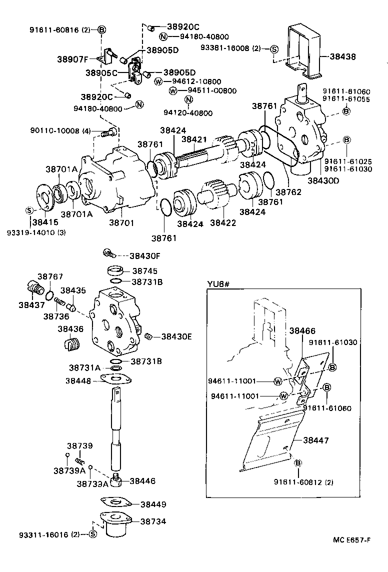 38430-96302 VALVE ASSY, POWER CONTROL product image