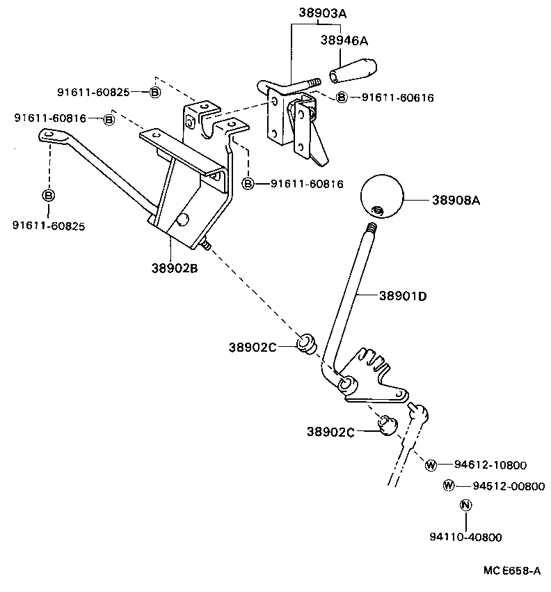 38930-36070 CABLE ASSY, PUSH PULL product image