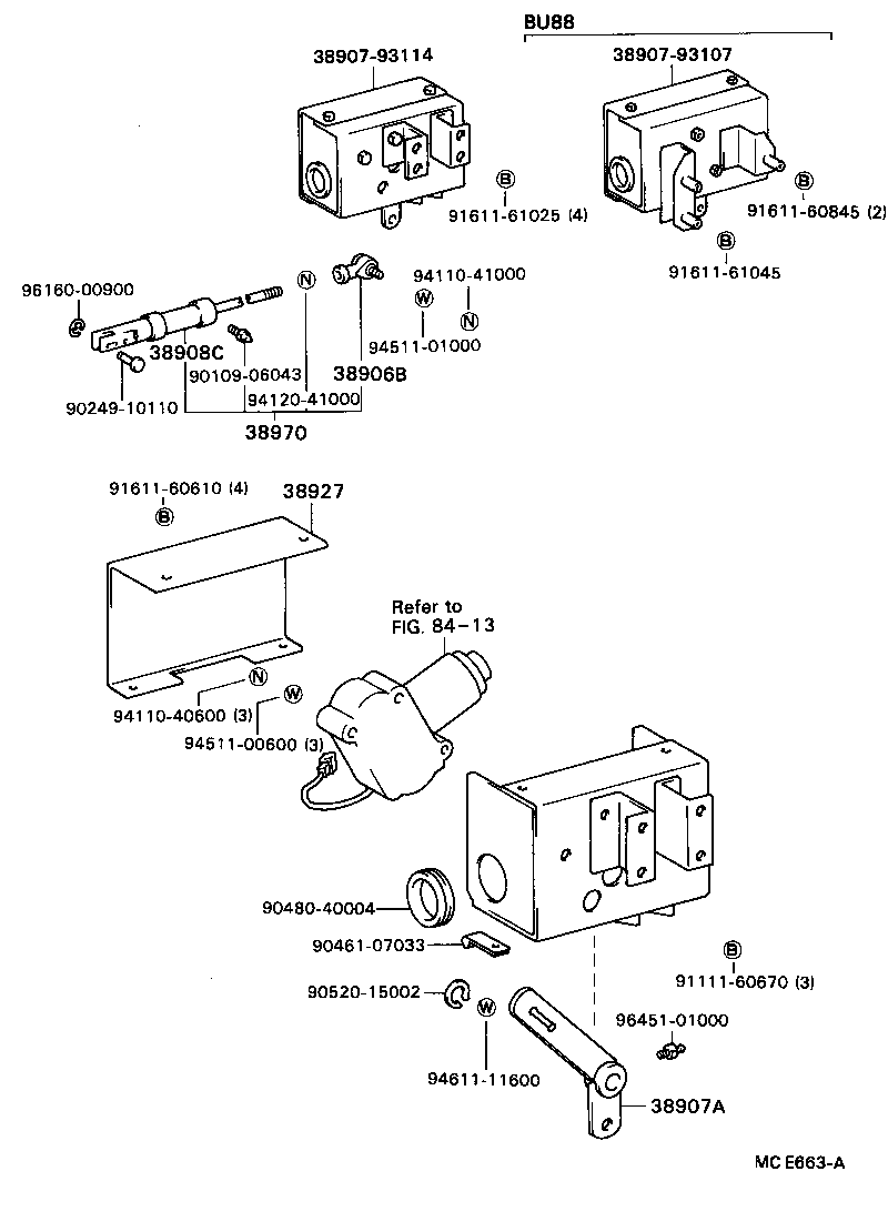 38010-93300 ROD ASSY, SELECT CONTOROL product image