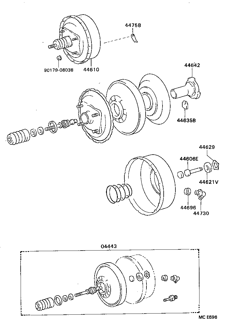 44758-36070 BRACKET, VACUUM CHECK VALVE product image
