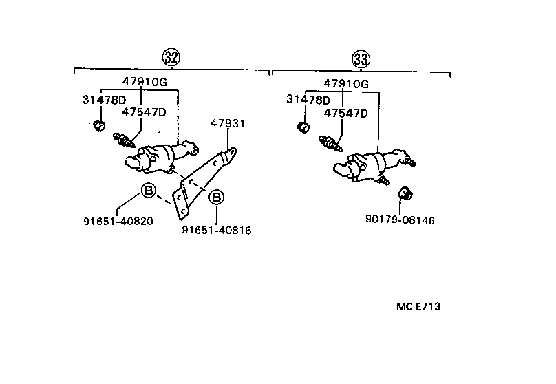 47325-36290 TUBE, REAR BRAKE, NO.5 product image