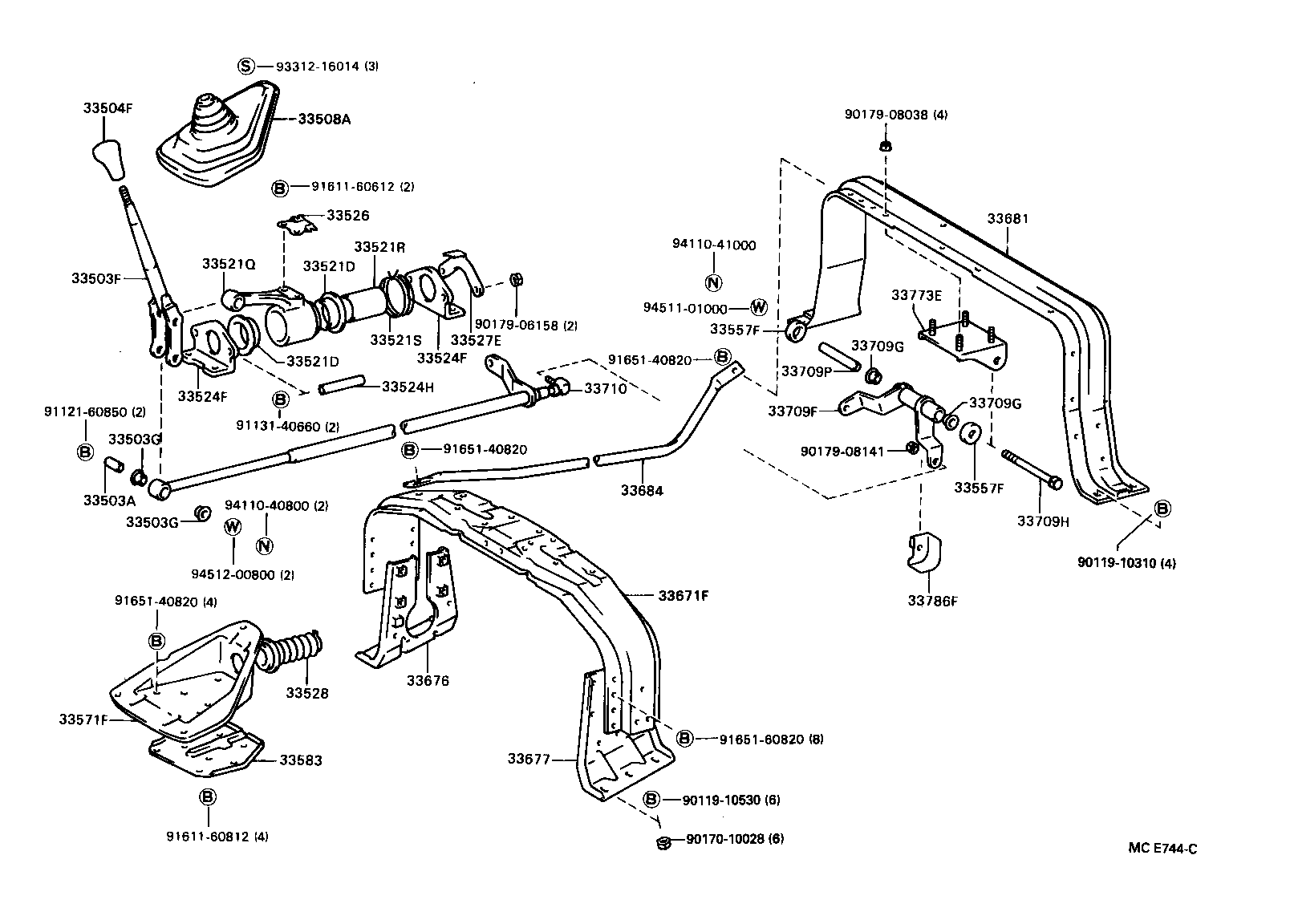 33508-36030 BOOT SUB-ASSY, DUST (FOR FLOOR 3HIFT) product image
