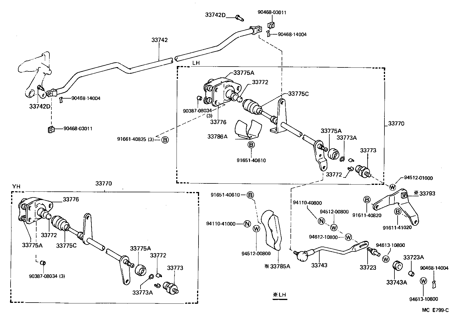 33530-26021 LEVER ASSY, SHIFT (FOR COLUMN SHIFT) product image